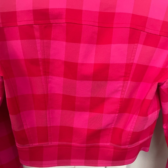 Cult Gaia pink and red plaid jacket. - Picture 5 of 5